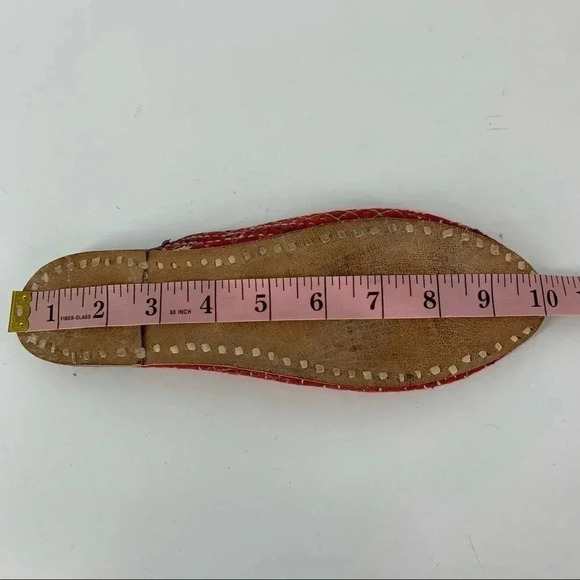 Jutti Leather & fabric handmade Indian party shoes - Picture 8 of 9